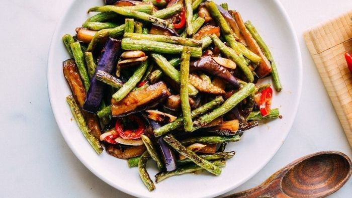 Green Beans and Eggplant Stir Fry
&ndash; Rusty Hinges Ranch