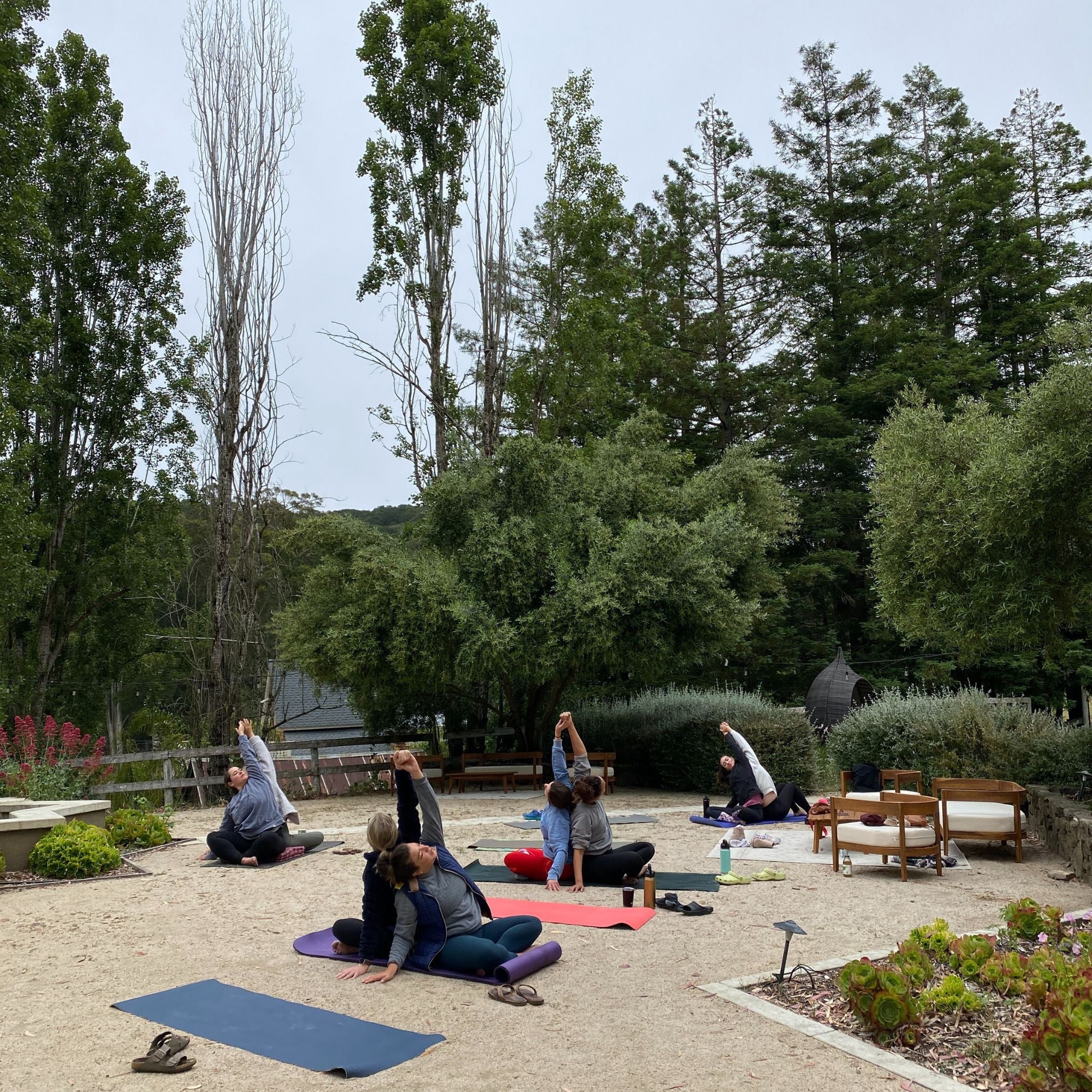 Outdoor Ranch Yoga Rusty Hinges Ranch, Petaluma