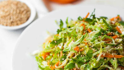 Asian Shaved Brussels Sprout Salad