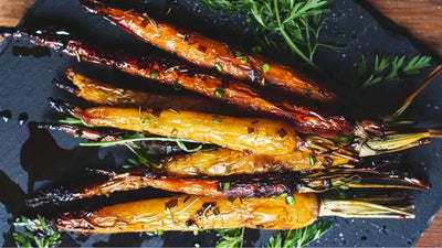 Balsamic Glazed Grilled Carrots