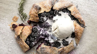 Boysenberry Galette with Tahitian Vanilla Ice Cream