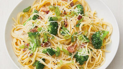 Tays Spaghetti Carbonara with Broccoli