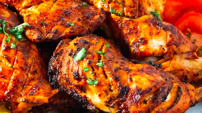 Grilled Tandoori Chicken Thighs