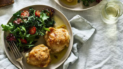 Cold Oven Roasted Chicken Thighs