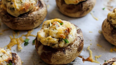 Cream Cheese Stuffed Mushroom Caps