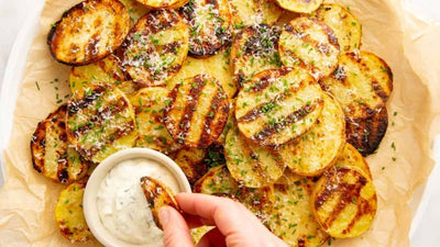 Grilled Potato Chips