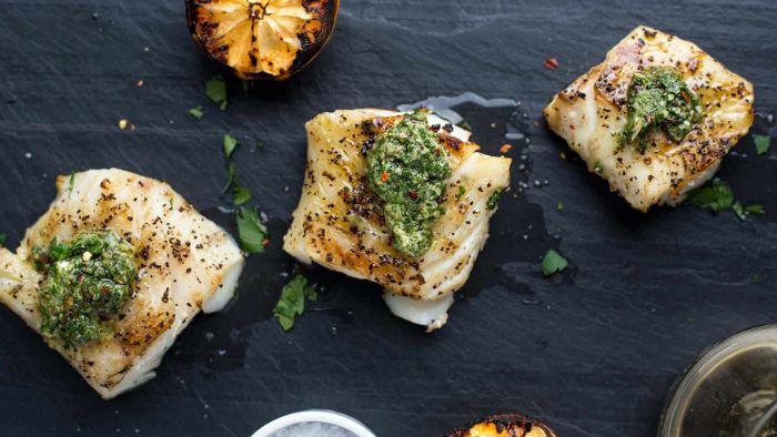 Cod With Ranch Grilled Wild Rock Cod with Chimichurri – Rusty Hinges Ranch