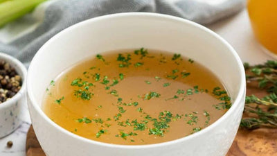 Leftover Roasted Chicken Stock