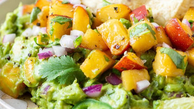 Peach Guacamole & Salsa