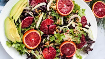 Salad with Blood Oranges and Vinaigrette