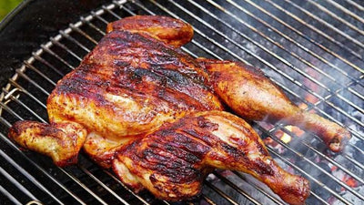 Grilled Spatchcock Whole Chicken