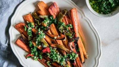 Roasted Peppers & Carrots