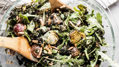 Roasted Winter Greens Salad