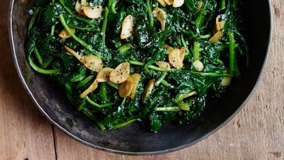 Sautéed Lemon and Garlic Spinach