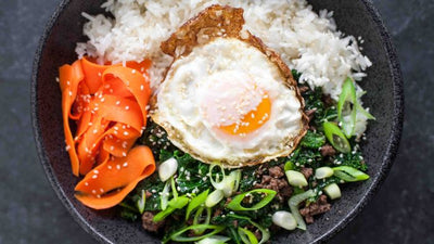 Sesame Kale & Beef Bowls
