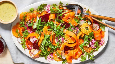 Shaved Beet and Carrot Salad