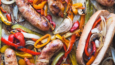Sheet Pan Brats & Peppers