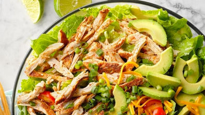 Shredded Chicken Taco Salad