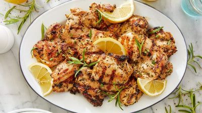Grilled Tuscan Lemon Chicken Thighs