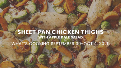 September 30th - October 5th, Real Meal Recipes