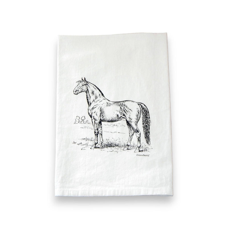 Horse Flour Sack Tea Towel