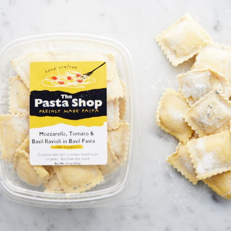 Mozzarella, Tomato & Basil Ravioli