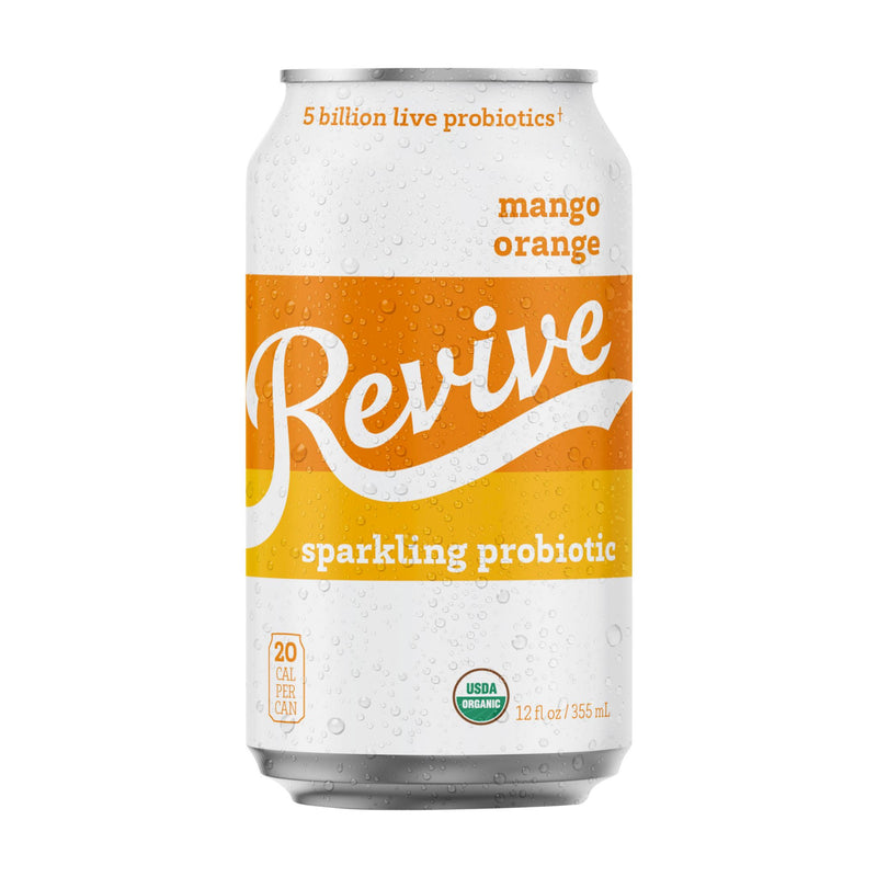 Mango Orange Probiotic Seltzer