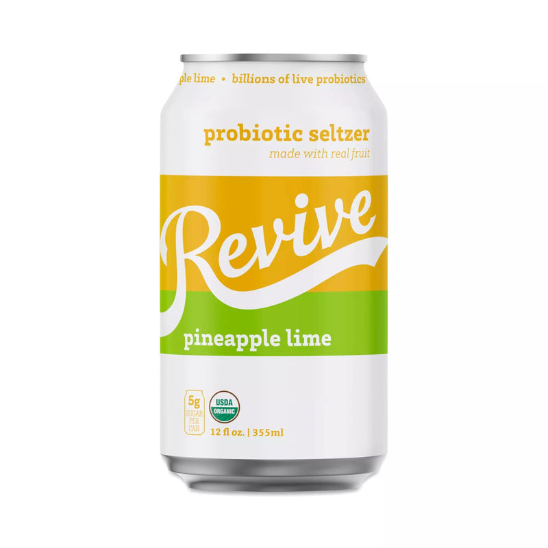 Pineapple Lime Probiotic Seltzer