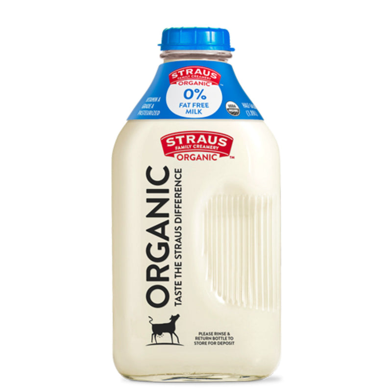 Organic Nonfat Milk, Half Gallon