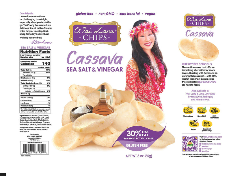 Sea Salt & Vinegar Cassava Chips
