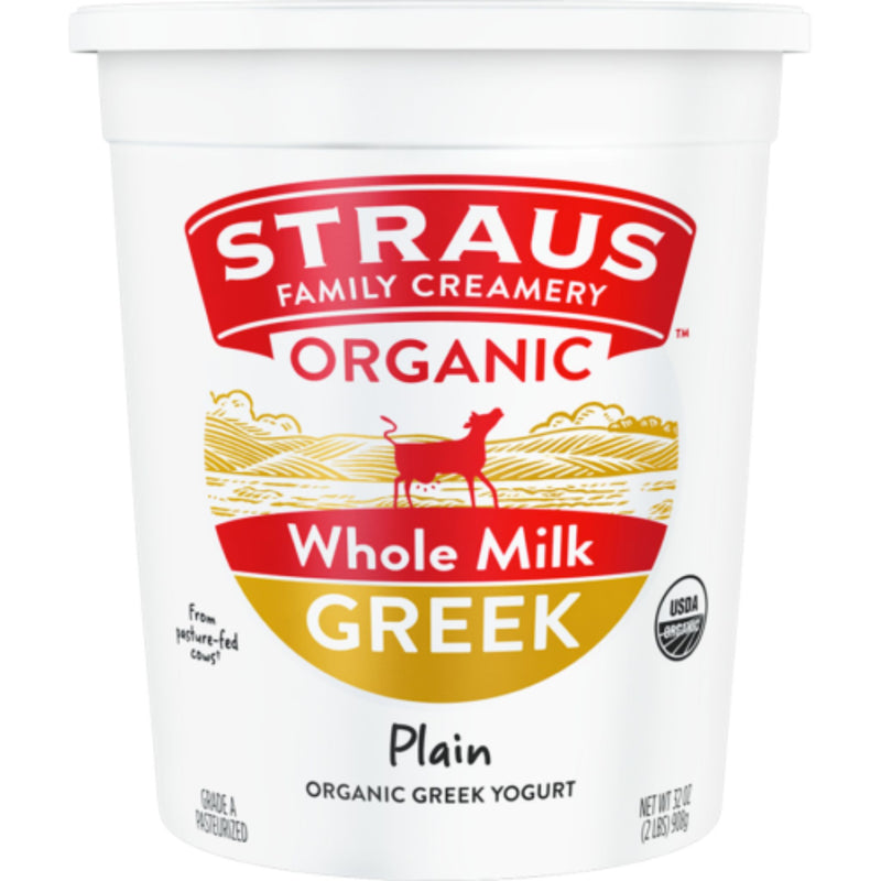 Organic Whole Milk Greek Yogurt 32 oz.