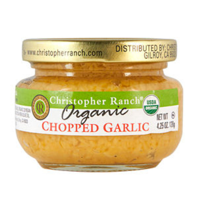 Organic Chopped Garlic