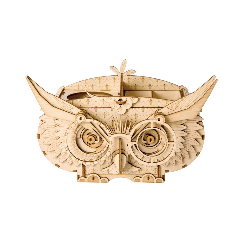 Owl Storage Box 3D Wooden Puzzle