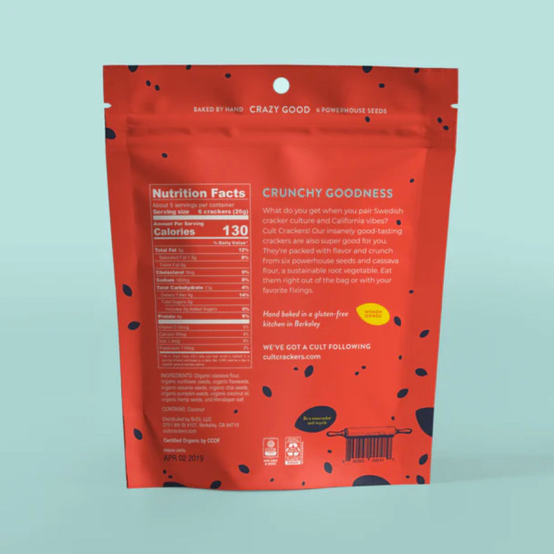 Crunchy Cassava Crackers