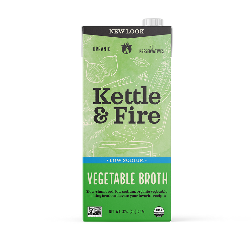 Organic Low Sodium Vegetable Cooking Broth 32oz