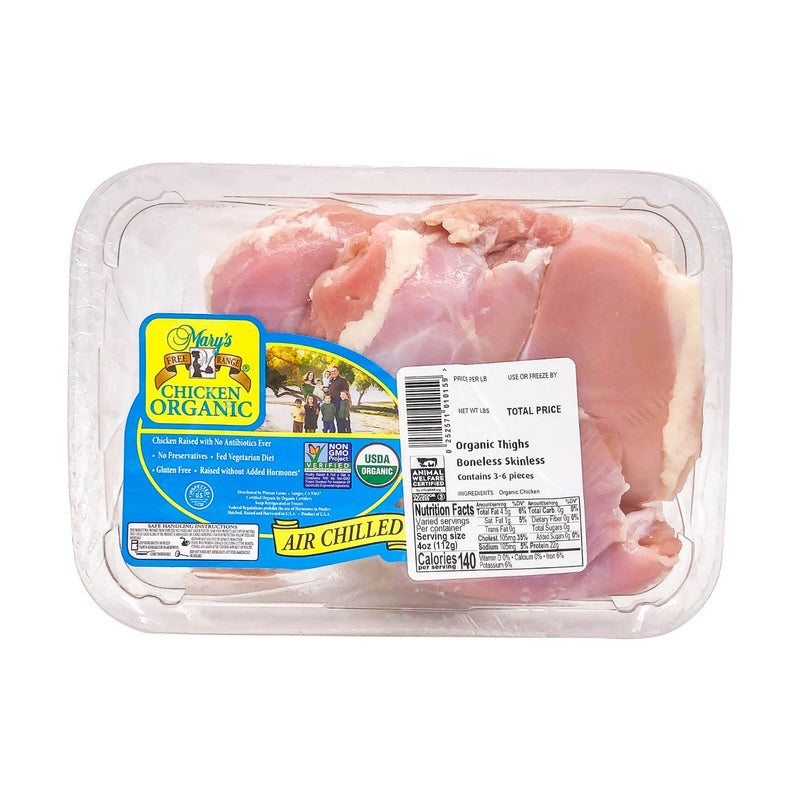 Organic Boneless Skinless Chicken Thighs