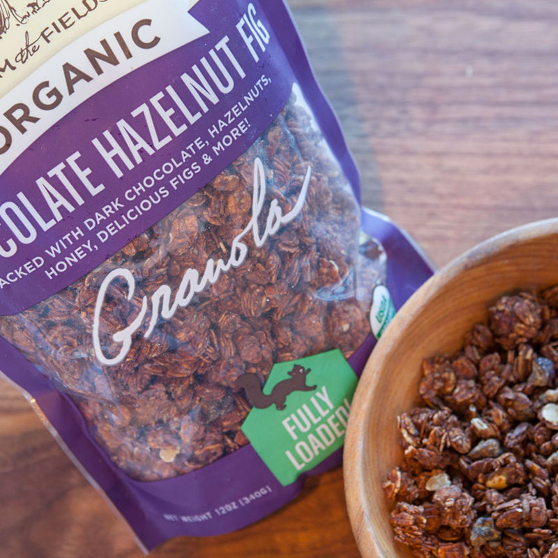 Organic Chocolate Hazelnut Fig Granola