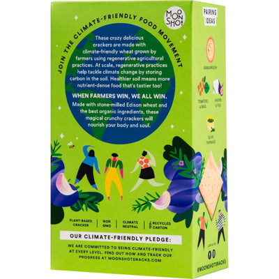 Organic Rosemary Garlic Climate-Friendly Crackers
