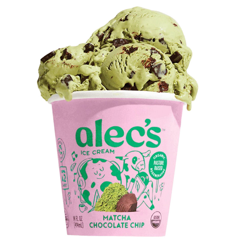 Matcha Chocolate Chip Ice Cream