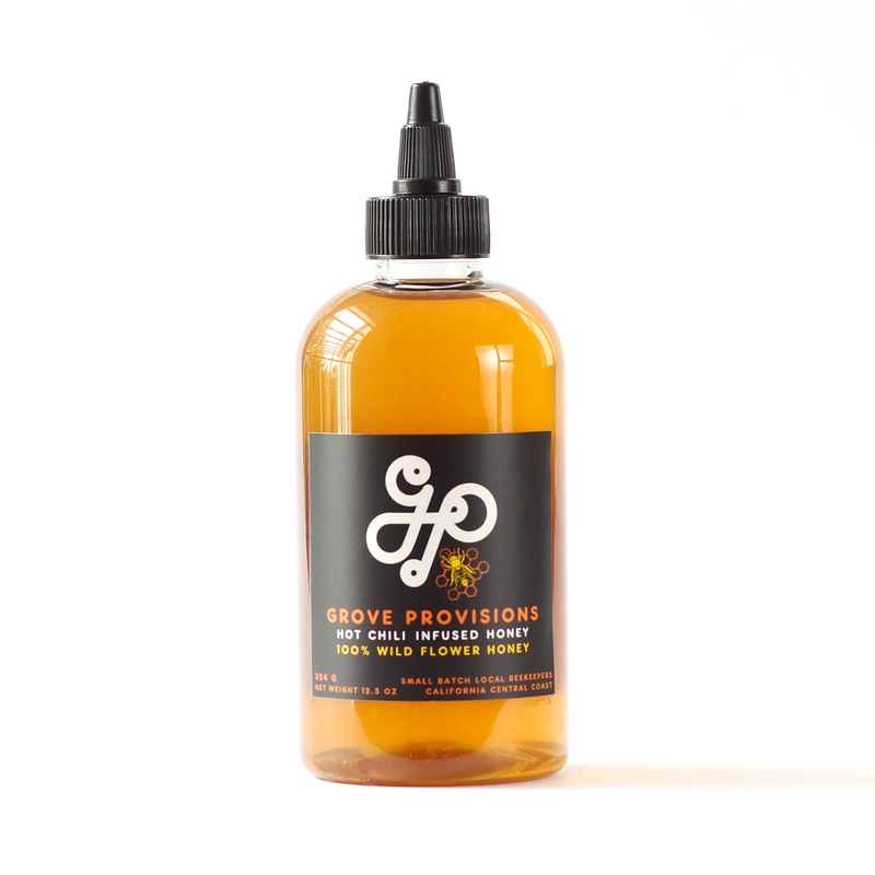 Hot Chili Infused Wildflower Honey