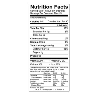 Rosemary Flaxseed Crackers